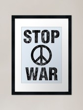 Stop War Framed Art Print
