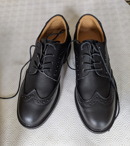 Amblers men black leather - amblers,