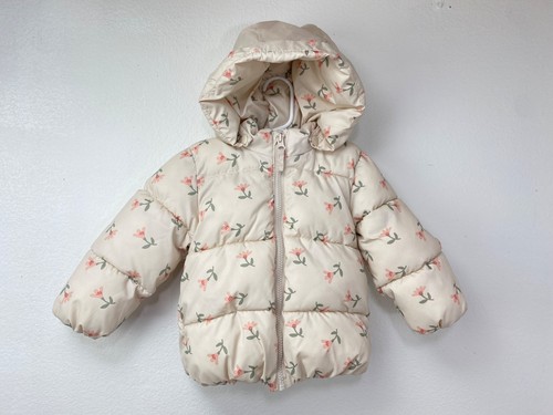 Girls ivory pink floral - h&m,