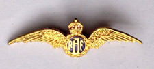 RAF Crest Wings Vintage Gold