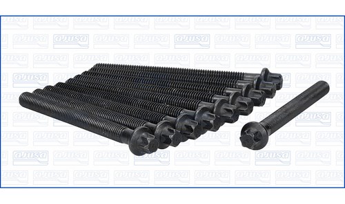 One cylinder head bolt set - head,
