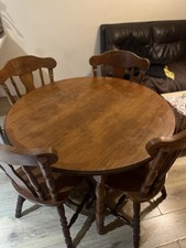 Wooden Dining Table And Four