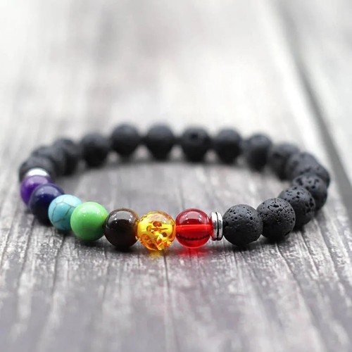 Chakra style bracelet men - 7,