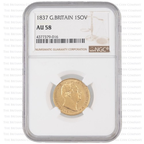 1837 william gold sovereign - 1837,