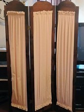 Vtg Three-Panel Wooden Room
