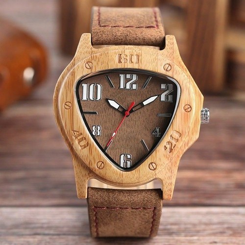 Luxury men wooden watch - wooden,