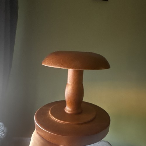 Turned wooden display - turned,