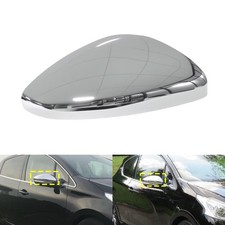 O/S Right Chrome Wing Rearview Mirror Cover Cap For Peugeot 208 2008 Citroen C3