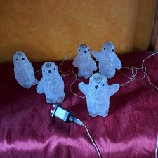 Light Up LED Penguin Lights Decorations 5m Christmas Window Display 