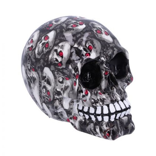 Half size 11cm skull - half,