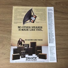 GRAM119 MAGAZINE ADVERT 11X8 TANNOY DUAL CONCENTRIC SYSTEM