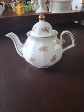 Wade England Small Floral Teapot Regency Collection Fine Bone China