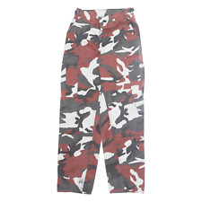 ROTHCO Camo Military Cargo Mens Trousers Red Regular Straight W24 L29