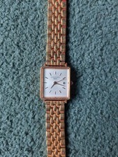 Rosefield Boxy XS Rose Gold Stainless Steel Anologue Watch
