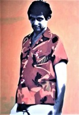 Al Pacino - Red Ant - Limited Edition Print on Canvas  by Sarah Hood 