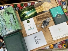 Rolex Submariner Date 16800 Steel 1982 Box Booklets Vintage Steel used Watch