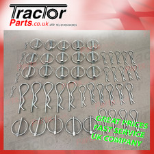 Tractor, Plant, Digger Linch Pin & Grip Clip 50pc Lynch R Clip Assorted Pack