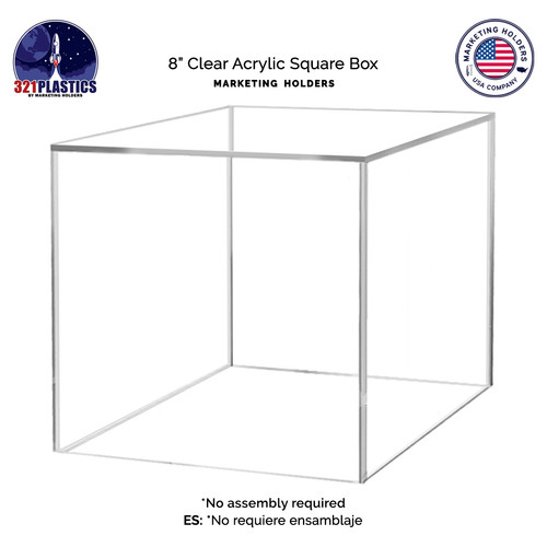 Acrylic display riser box - display,