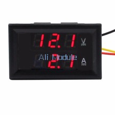 DC 4.5-30V 0-50A Dual LED Digital Volt meter Ammeter Voltage AMP Power Meter 12V