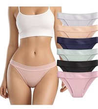 High leg cotton knickers - leg,