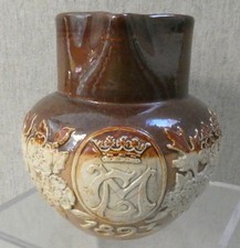 Doulton Lambeth Jug for the 1893 Royal Wedding of Prince George & Princess Mary