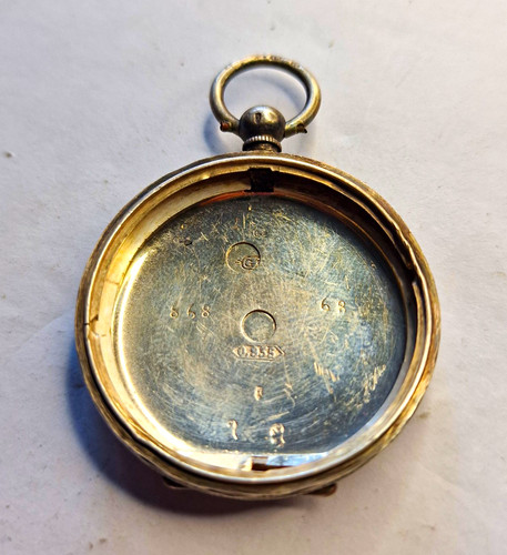 Antique 935 silver pocket - 0.935,