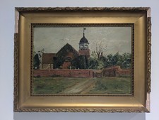 VINTAGE 1929 OIL PAINTING St