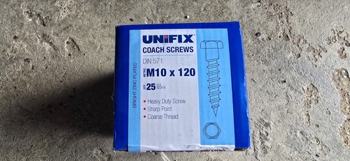 Unifix coach screws - screws, hexagon