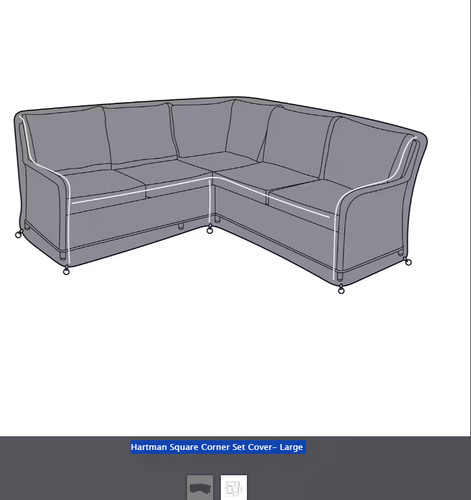 Hartman square corner set - square,
