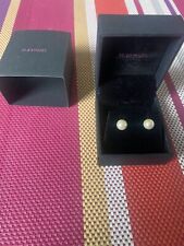 H Samuel 9ct gold cultured pearl earrings