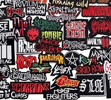 Music Embroidered transfer Band patches for clothes shirts embroidery patch