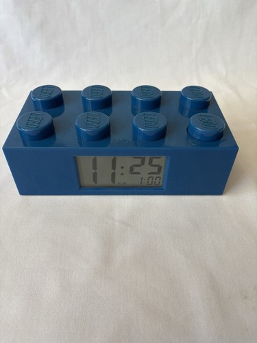 Lego brick alarm - lego, blue