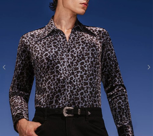 Phix blue leopard dagger