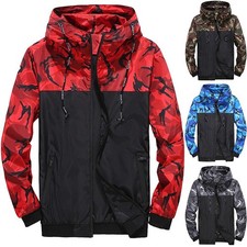 Mens Camo Windproof Waterproof