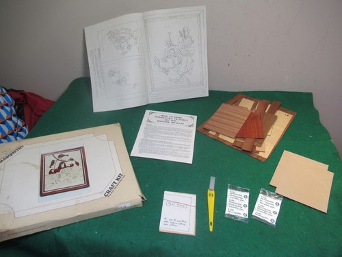 World wood marquetry kit - world, of