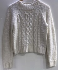 FatFace Ivory Cable Knit