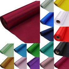 20M x 29cm Satin Fabric Roll Wedding Party Chair Sashes Table Runners Bows