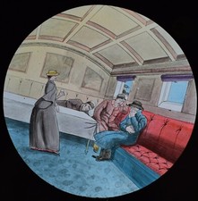 ANTIQUE Magic Lantern Slide