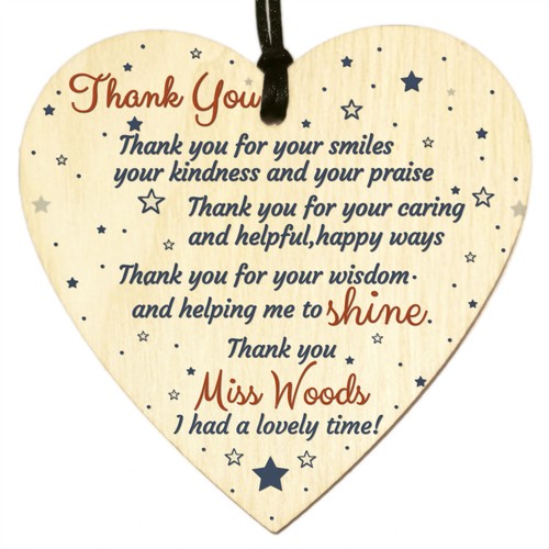 Personalised thank you - you, teacher