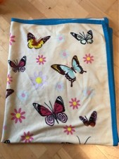 Blanket Butterfly Cosy Soft Throw Bed Covering Pattern Flowers Floral Large 
