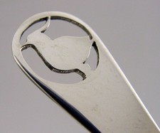 ENGLISH SOLID STERLING SILVER  LAPWING BIRD ANIMAL SPOON 1978