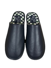 Ted Baker Ardin Leather Mule Slippers Navy Men's - EU 44 UK 10