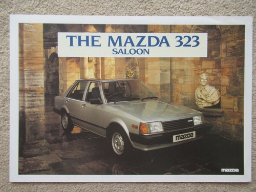 Mazda 323 saloon - brochure,