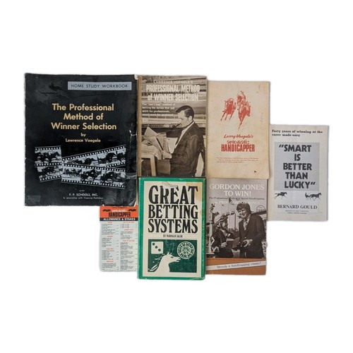 Lot vtg horse racing betting - horse,