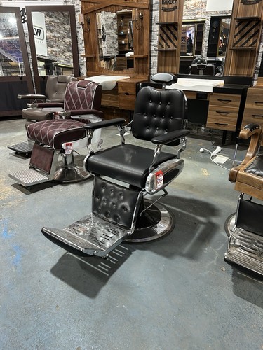 Modern black barber chair - modern,