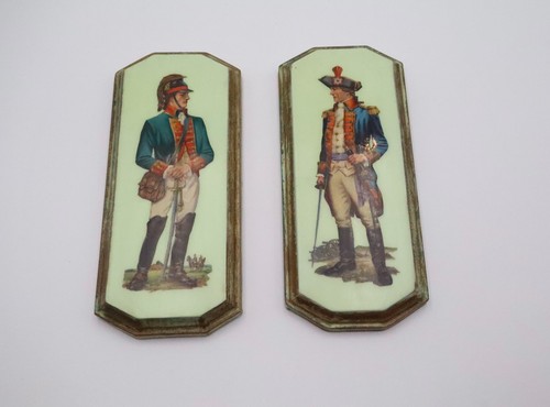 Pair napoleonic soldier wall - napoleonic,