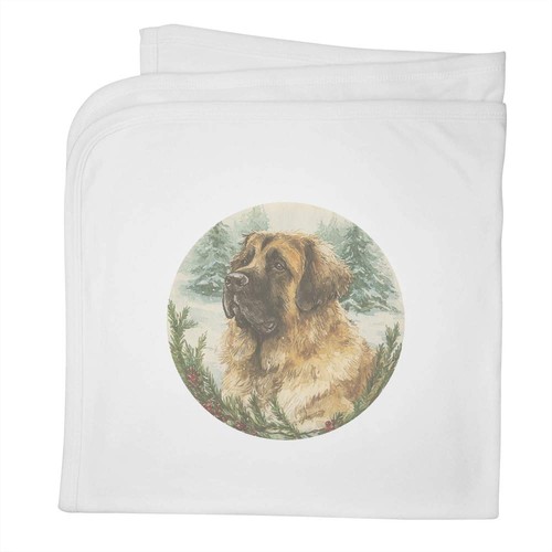 Leonberger dog portrait baby - 'leonberger,