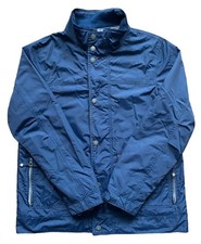 Crew Clothing Mens Waterproof Jacket Size Medium M Blue Excellent Condition