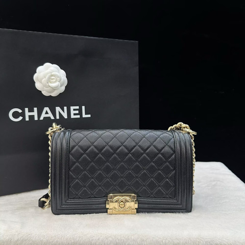 Chanel leboy medium caviar - chanel,