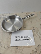 Zinel 5022 Tri-Ply Stainless Steel Frying Pan, 22cm, Silver (READ)